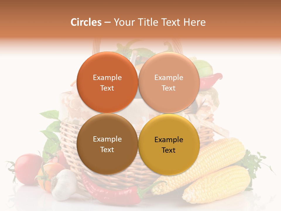 Vegetable Healthy Eating Object PowerPoint Template