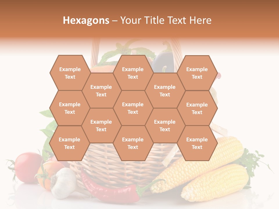 Vegetable Healthy Eating Object PowerPoint Template