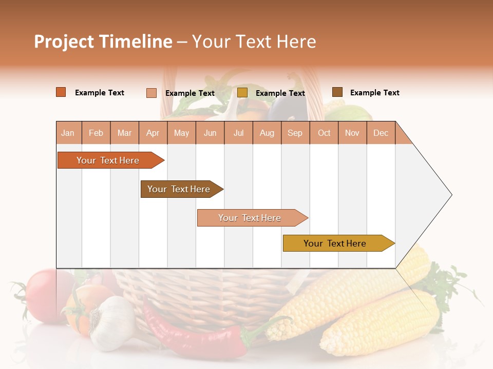 Vegetable Healthy Eating Object PowerPoint Template