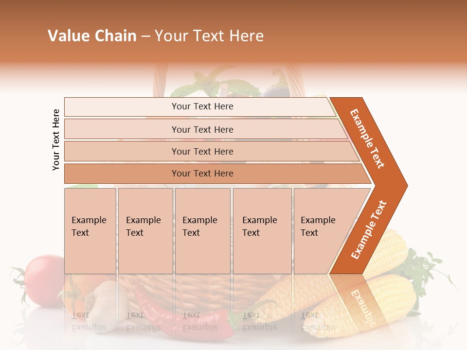 Vegetable Healthy Eating Object PowerPoint Template