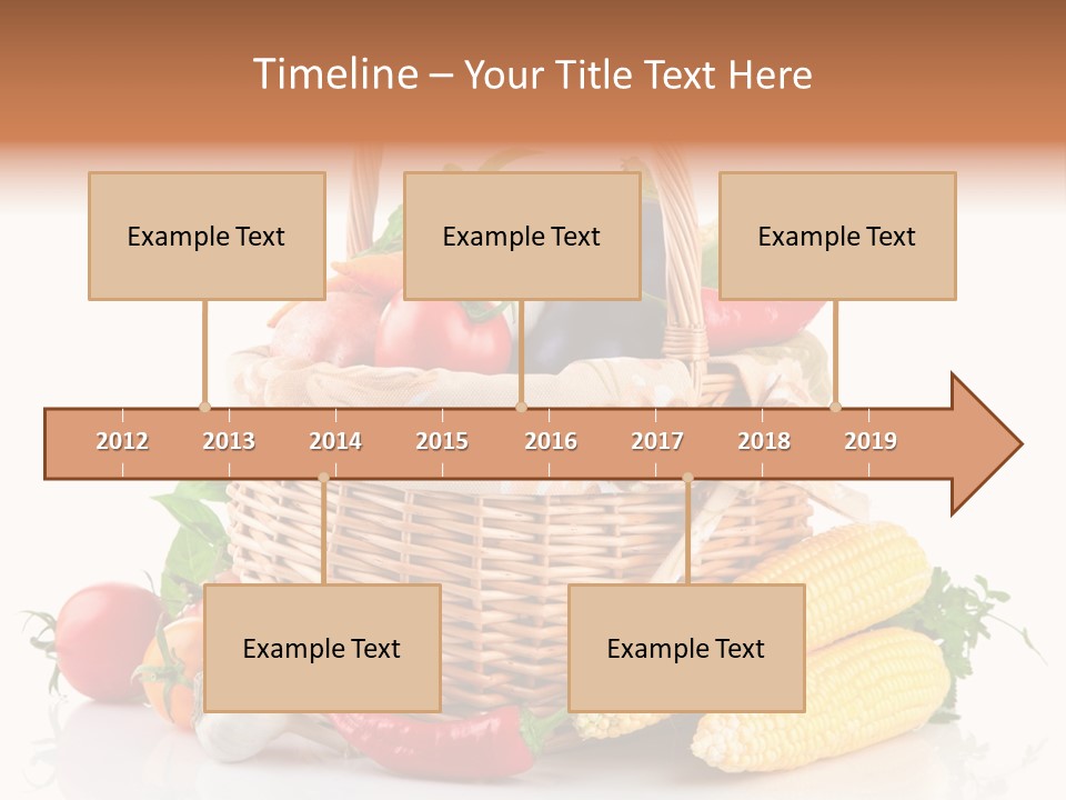 Vegetable Healthy Eating Object PowerPoint Template