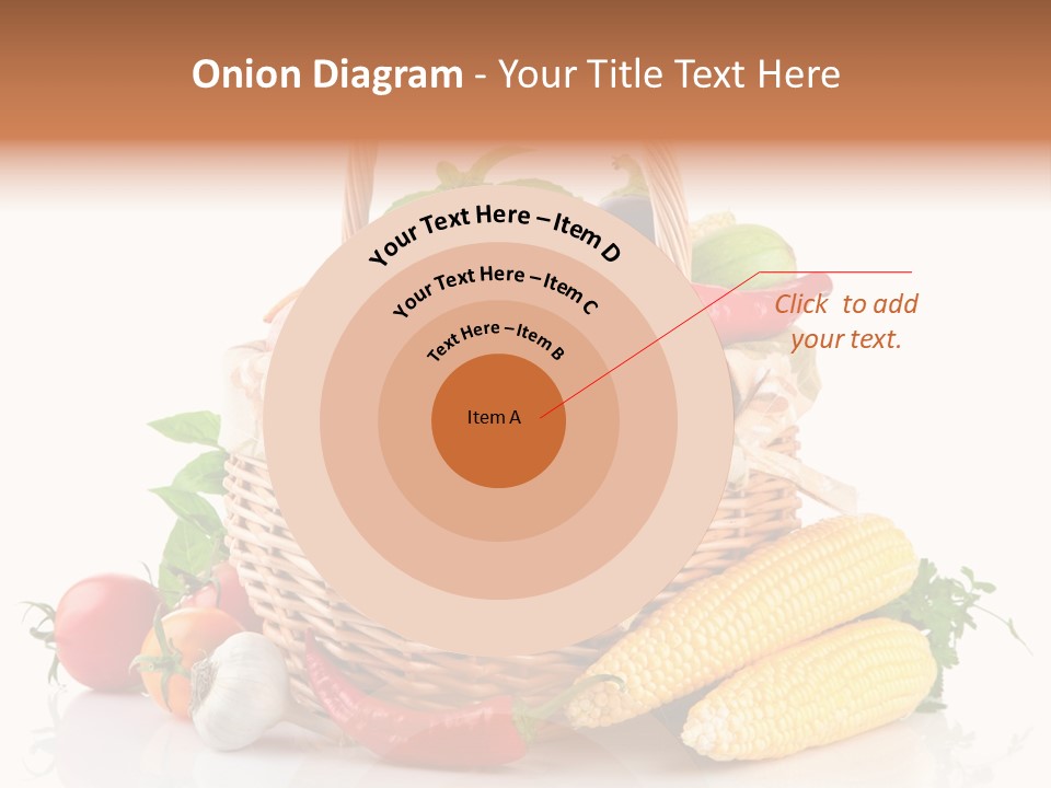 Vegetable Healthy Eating Object PowerPoint Template