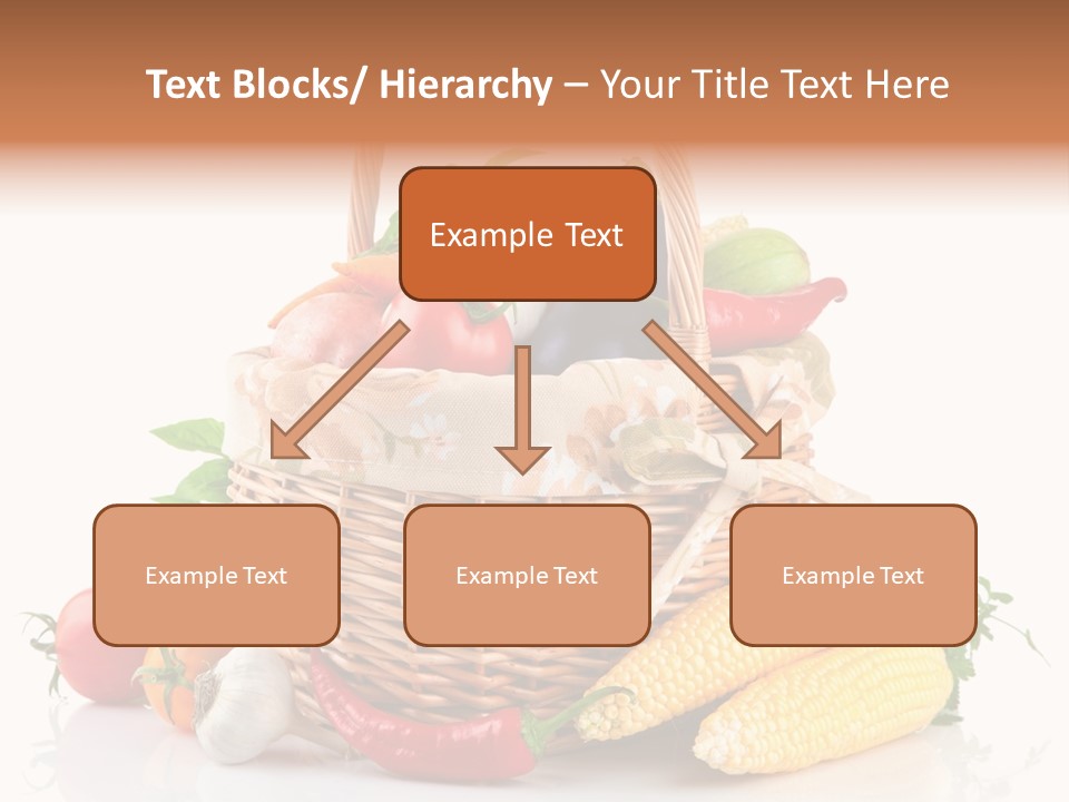 Vegetable Healthy Eating Object PowerPoint Template
