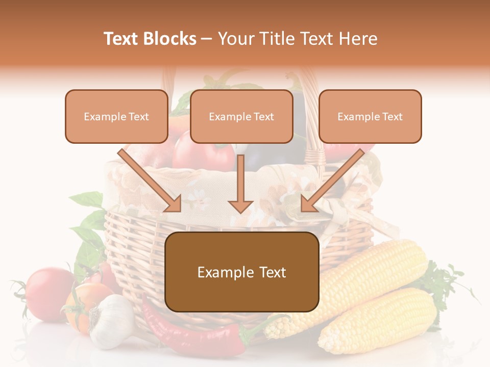 Vegetable Healthy Eating Object PowerPoint Template