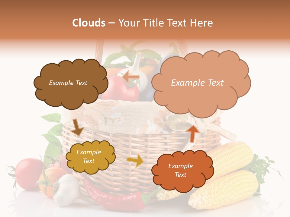 Vegetable Healthy Eating Object PowerPoint Template