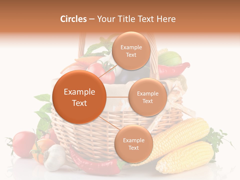 Vegetable Healthy Eating Object PowerPoint Template