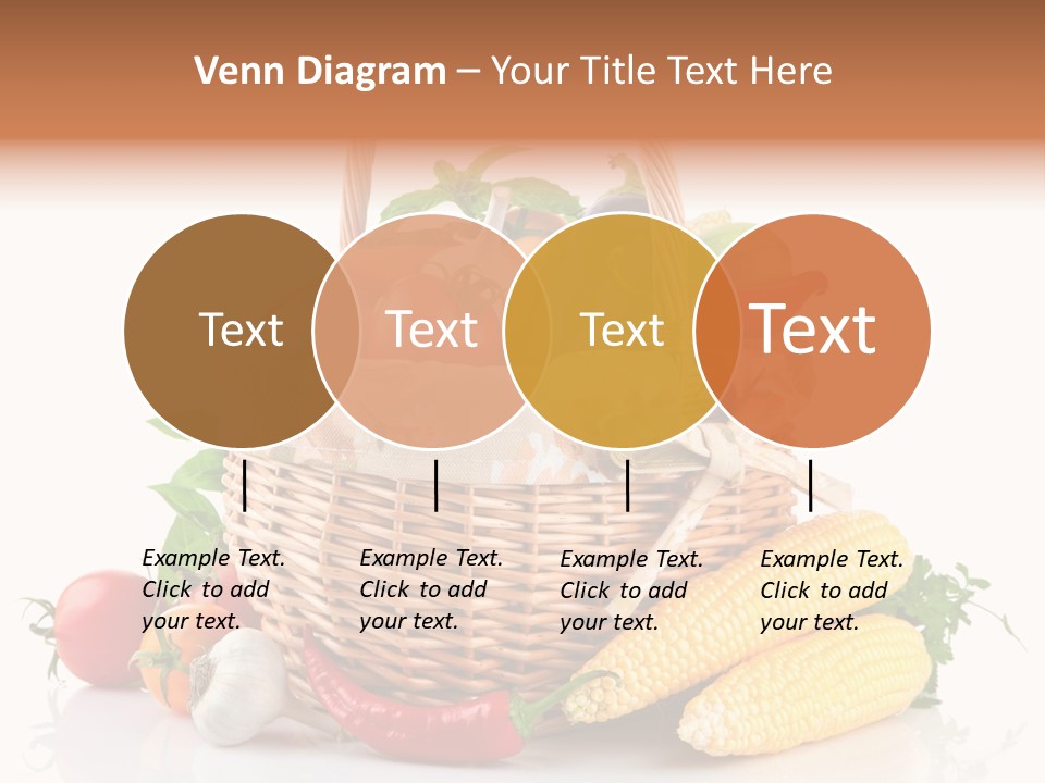 Vegetable Healthy Eating Object PowerPoint Template