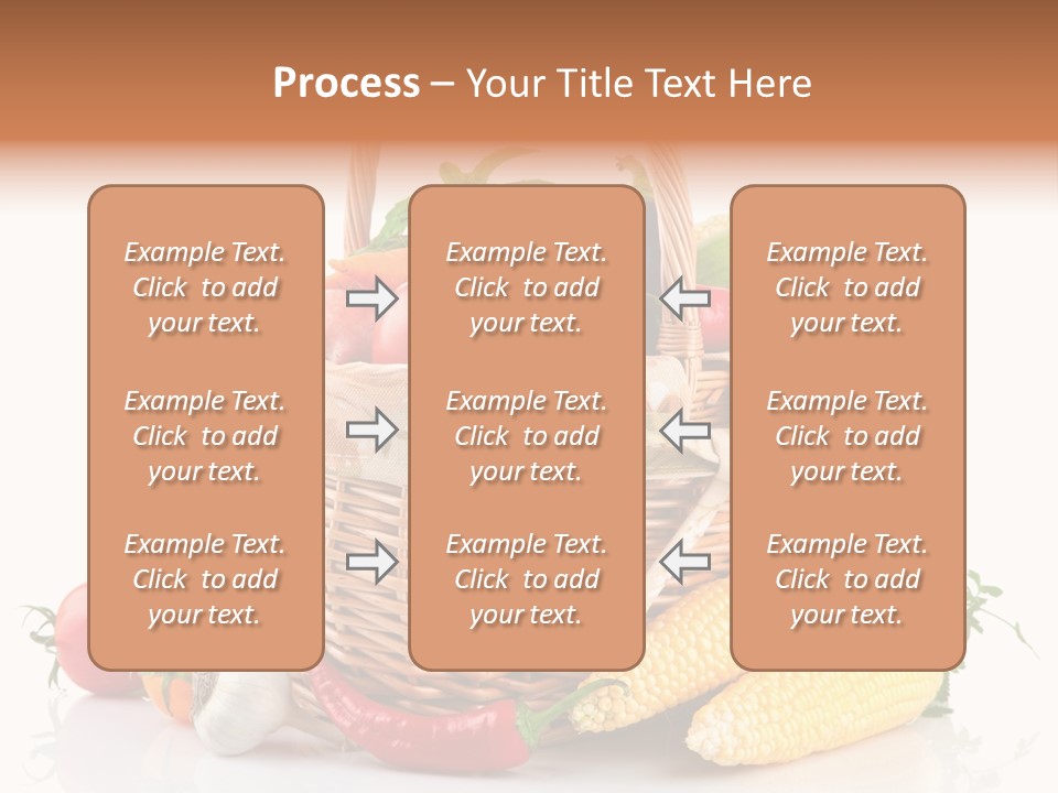 Vegetable Healthy Eating Object PowerPoint Template