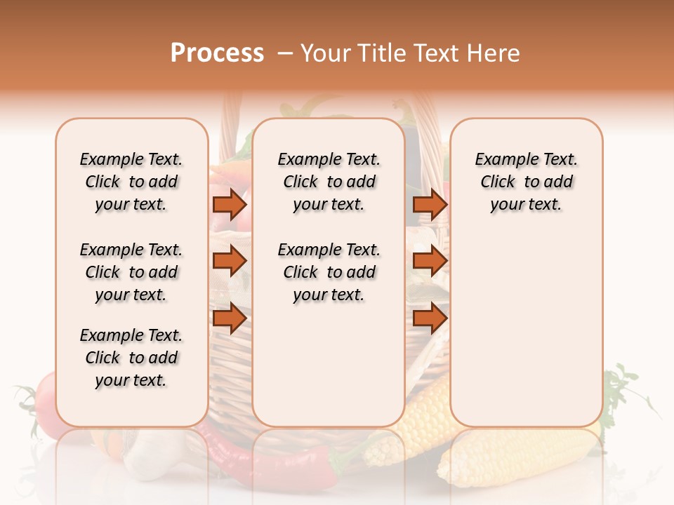 Vegetable Healthy Eating Object PowerPoint Template