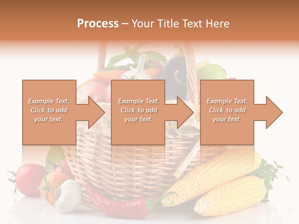 Vegetable Healthy Eating Object PowerPoint Template