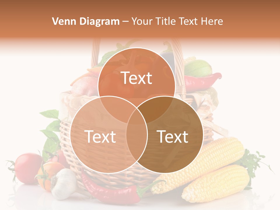 Vegetable Healthy Eating Object PowerPoint Template