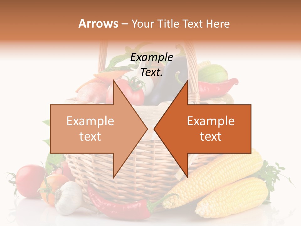Vegetable Healthy Eating Object PowerPoint Template