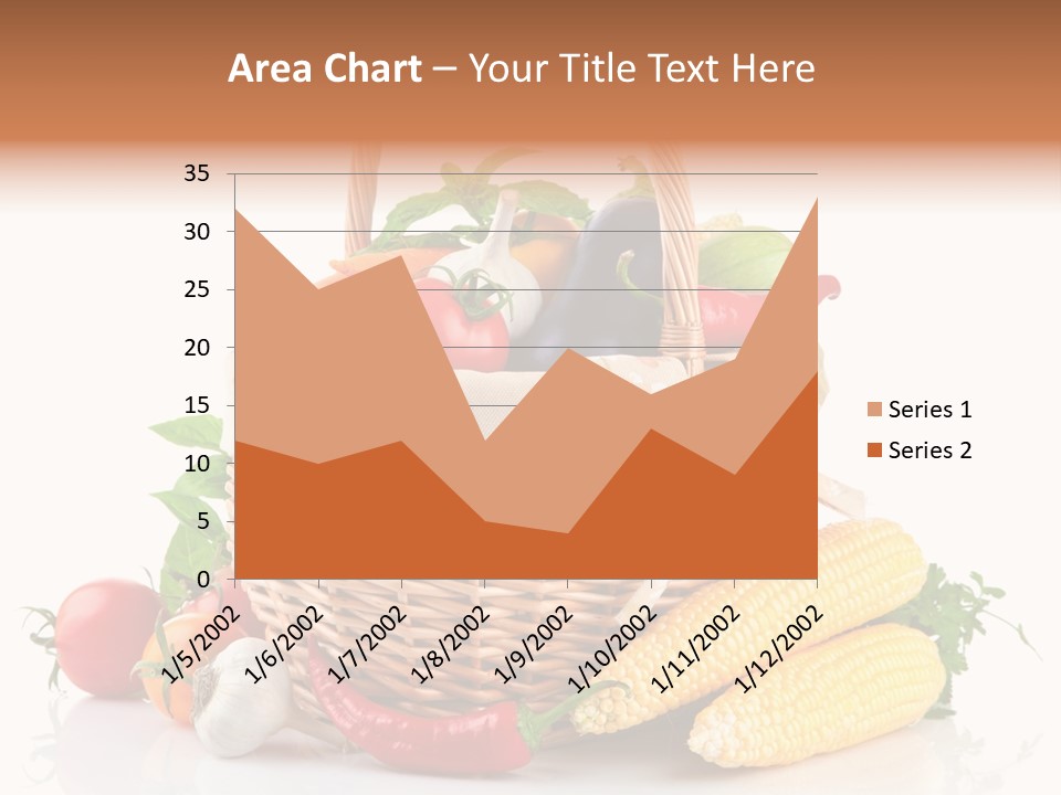Vegetable Healthy Eating Object PowerPoint Template