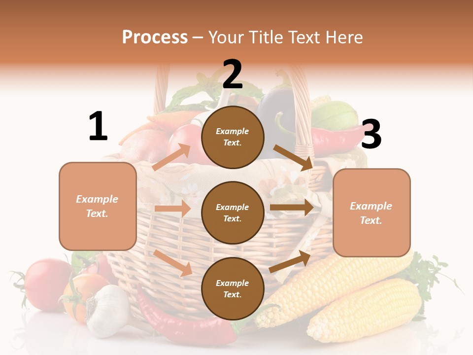 Vegetable Healthy Eating Object PowerPoint Template