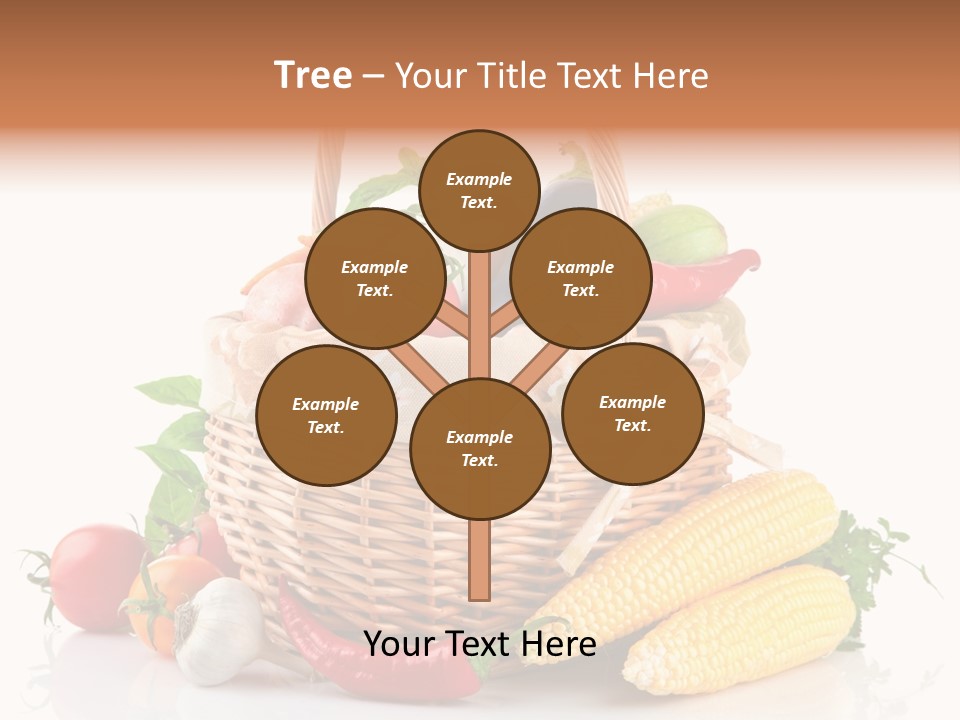 Vegetable Healthy Eating Object PowerPoint Template