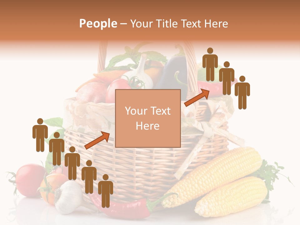 Vegetable Healthy Eating Object PowerPoint Template