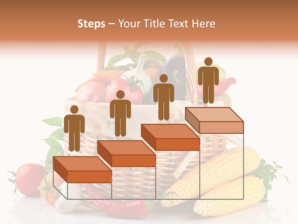 Vegetable Healthy Eating Object PowerPoint Template