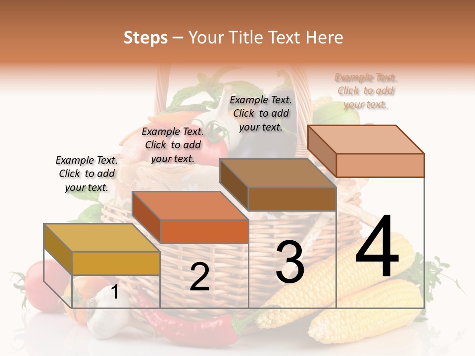 Vegetable Healthy Eating Object PowerPoint Template