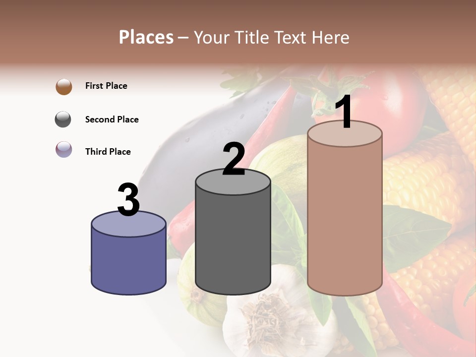 Sieve Pepper Vegetable PowerPoint Template