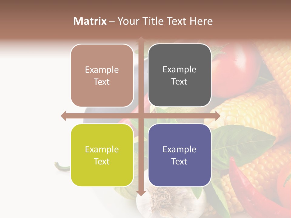 Sieve Pepper Vegetable PowerPoint Template
