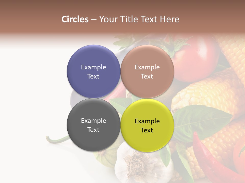 Sieve Pepper Vegetable PowerPoint Template