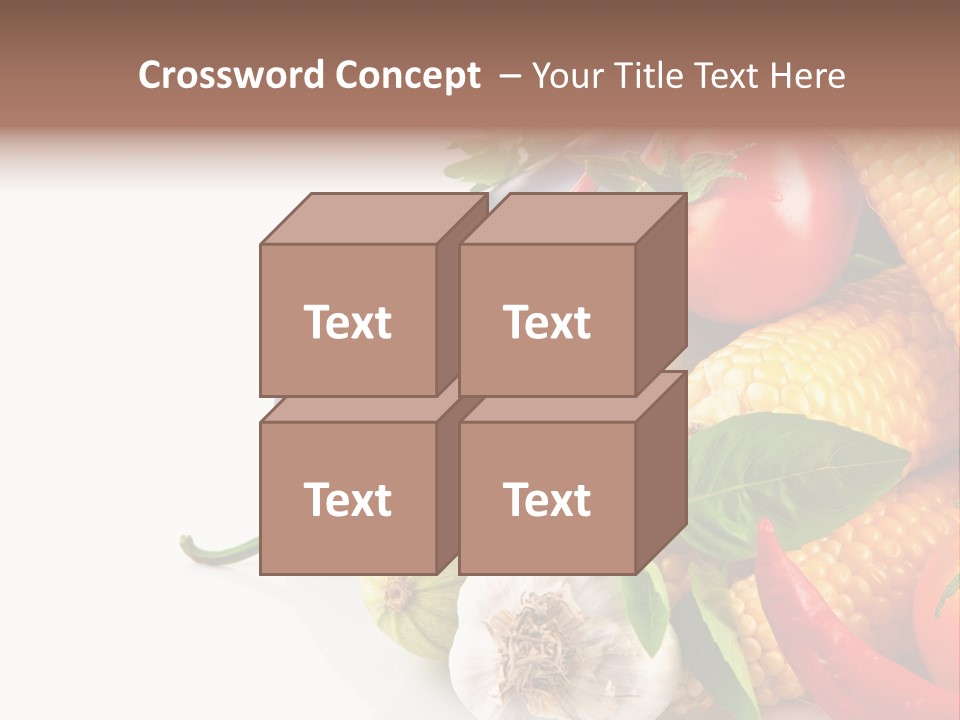 Sieve Pepper Vegetable PowerPoint Template