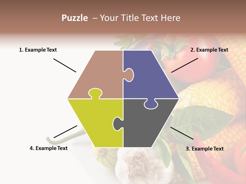 Sieve Pepper Vegetable PowerPoint Template