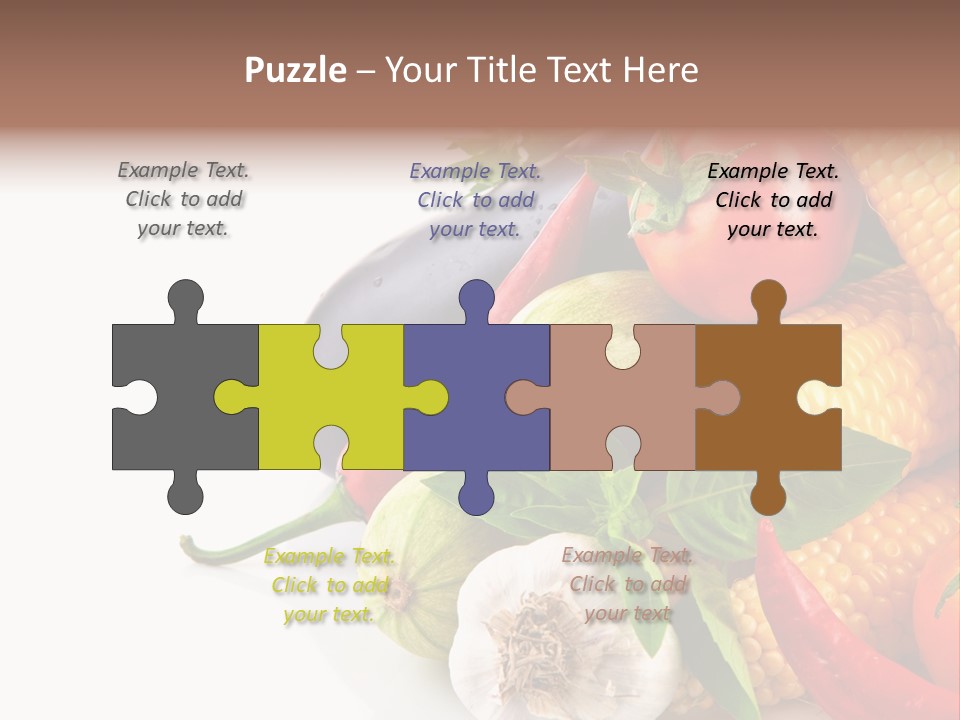 Sieve Pepper Vegetable PowerPoint Template