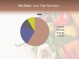 Sieve Pepper Vegetable PowerPoint Template