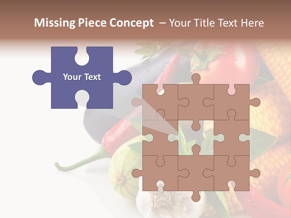 Sieve Pepper Vegetable PowerPoint Template