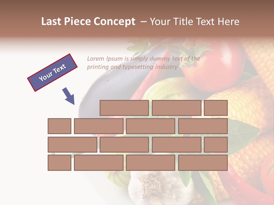 Sieve Pepper Vegetable PowerPoint Template