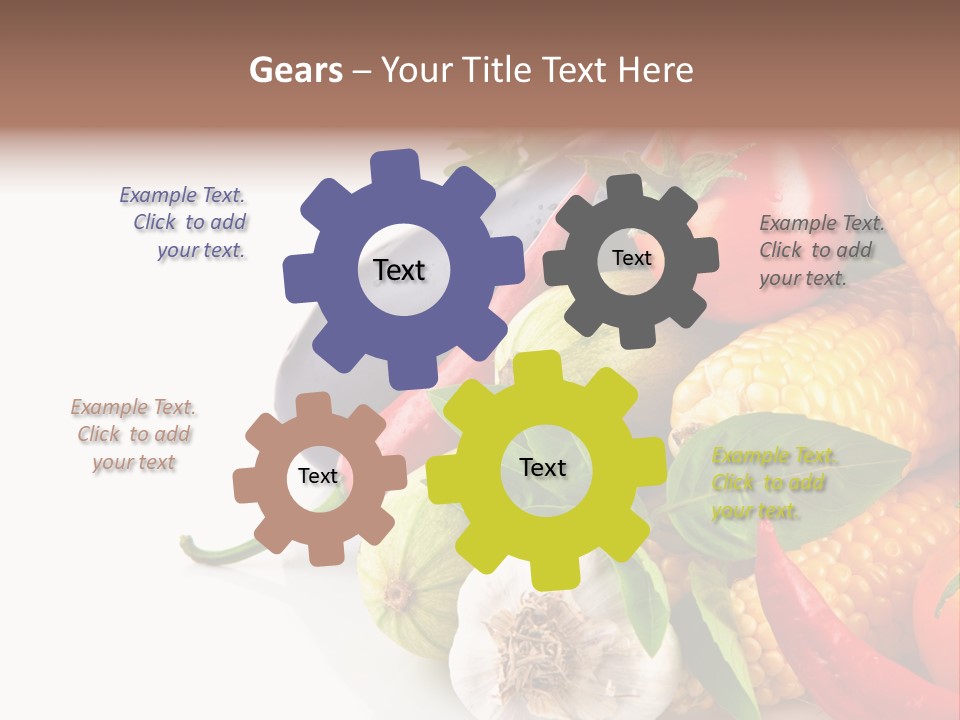 Sieve Pepper Vegetable PowerPoint Template