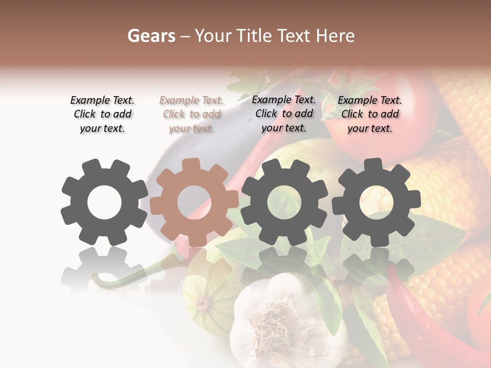 Sieve Pepper Vegetable PowerPoint Template