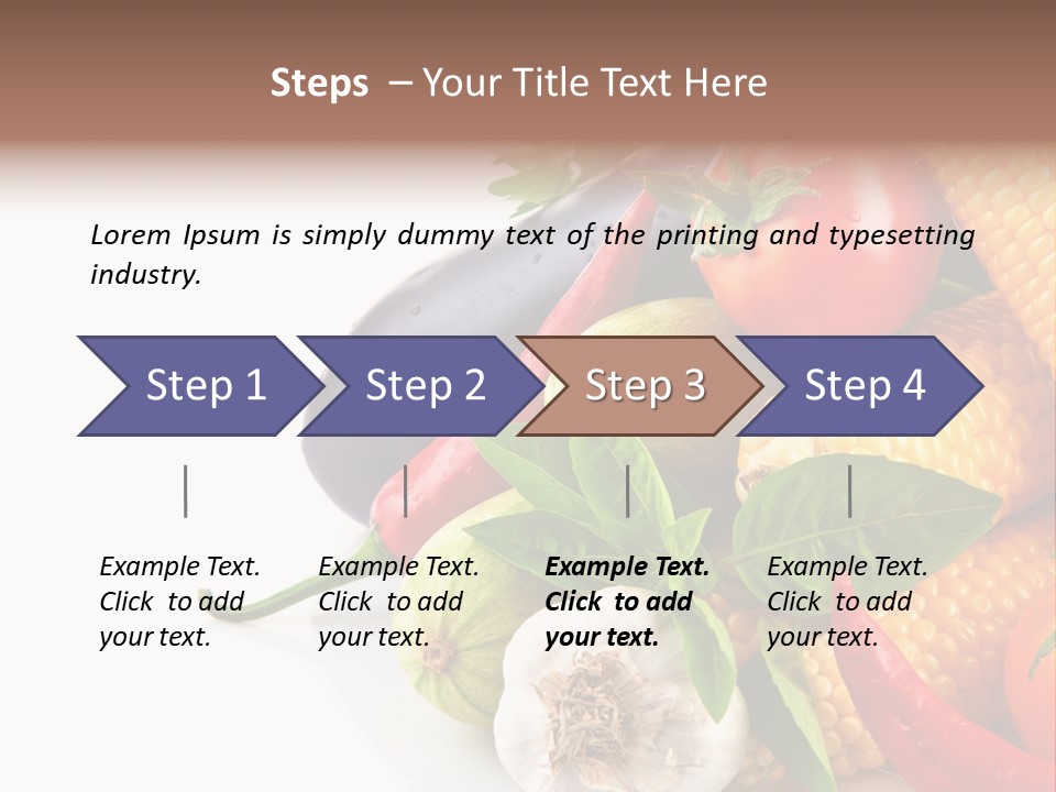 Sieve Pepper Vegetable PowerPoint Template