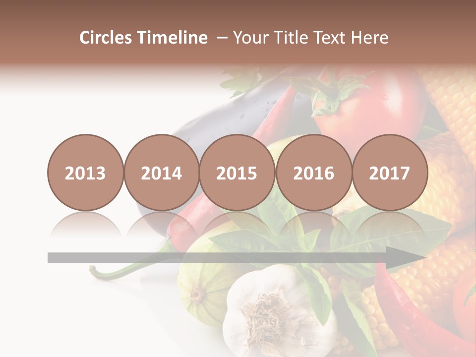 Sieve Pepper Vegetable PowerPoint Template