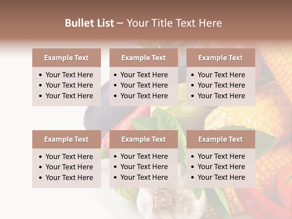 Sieve Pepper Vegetable PowerPoint Template