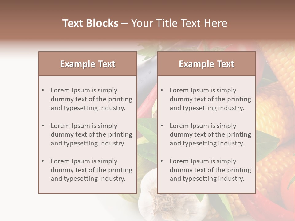 Sieve Pepper Vegetable PowerPoint Template