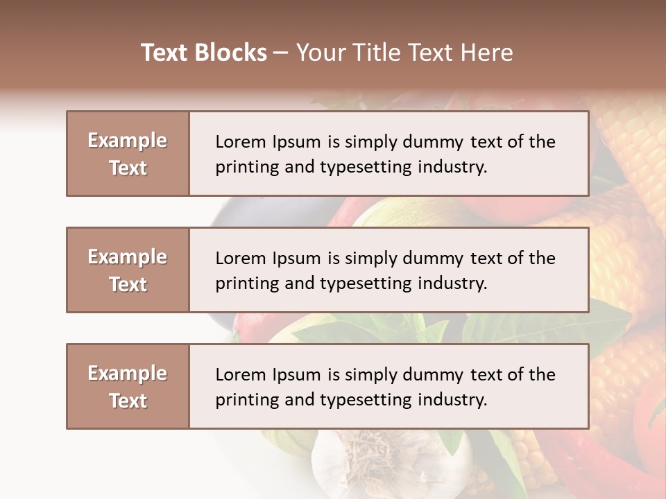 Sieve Pepper Vegetable PowerPoint Template