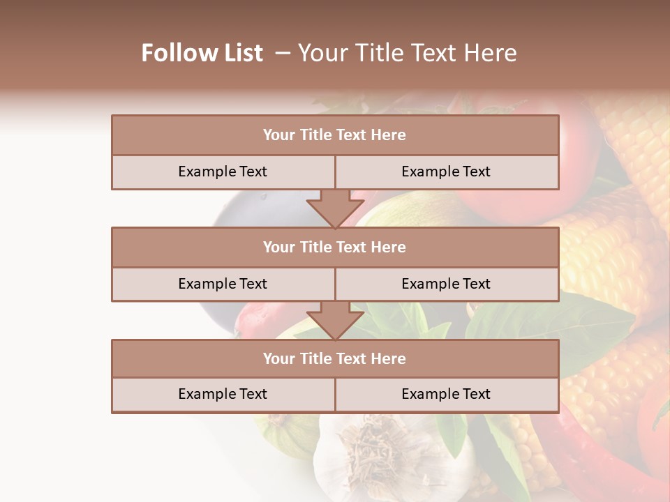 Sieve Pepper Vegetable PowerPoint Template