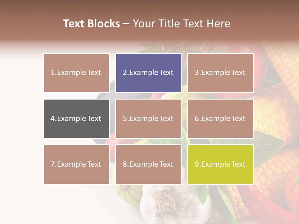 Sieve Pepper Vegetable PowerPoint Template