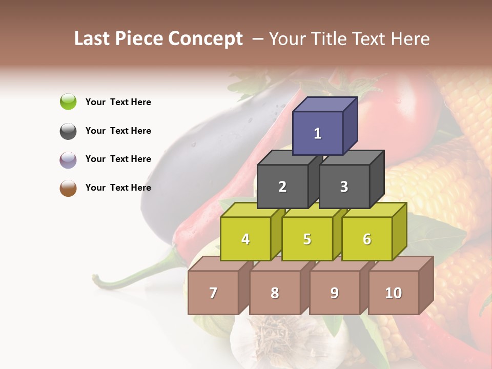 Sieve Pepper Vegetable PowerPoint Template