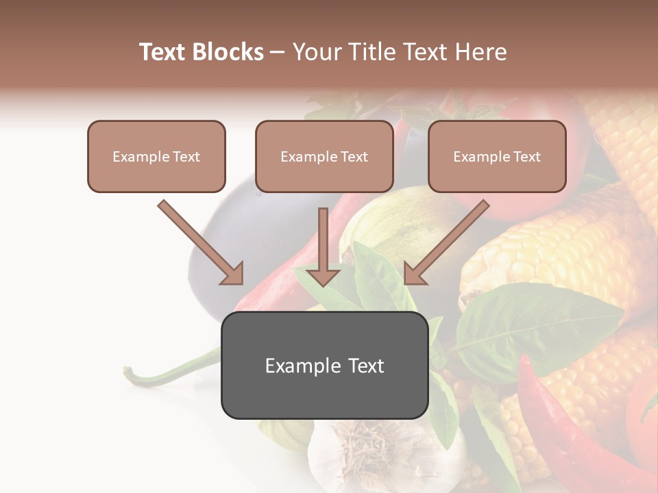 Sieve Pepper Vegetable PowerPoint Template