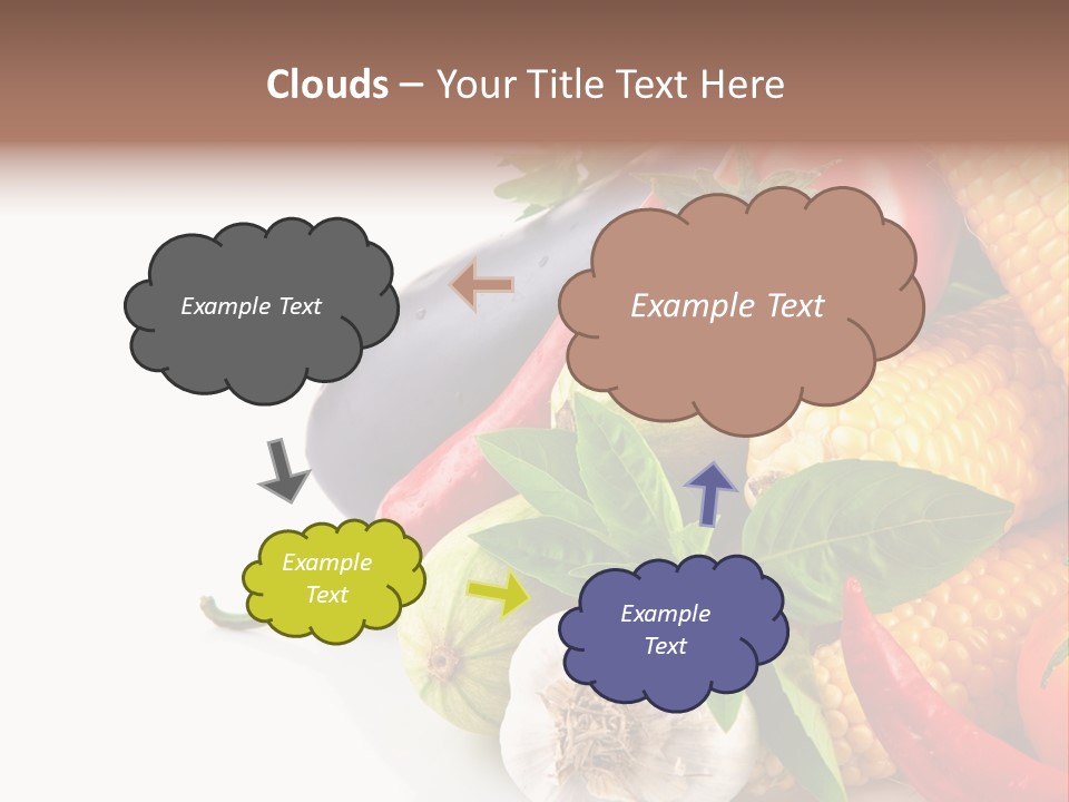 Sieve Pepper Vegetable PowerPoint Template