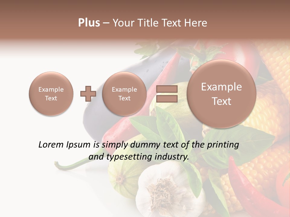 Sieve Pepper Vegetable PowerPoint Template