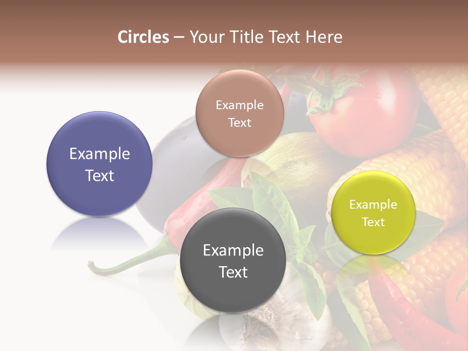 Sieve Pepper Vegetable PowerPoint Template