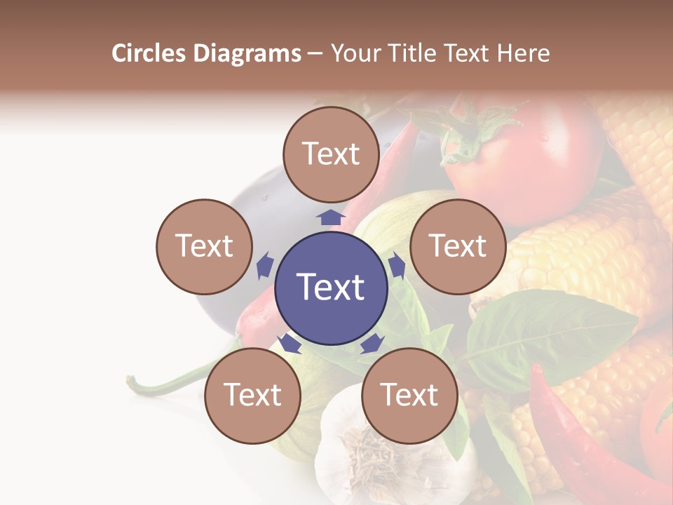 Sieve Pepper Vegetable PowerPoint Template