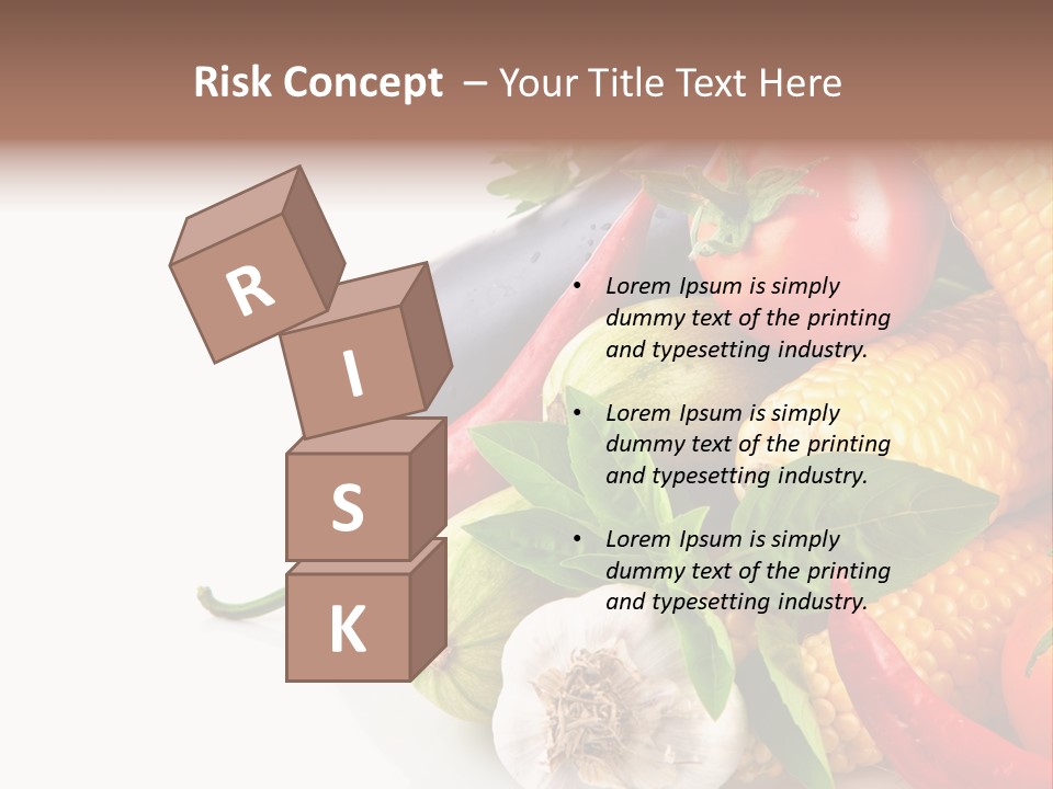 Sieve Pepper Vegetable PowerPoint Template