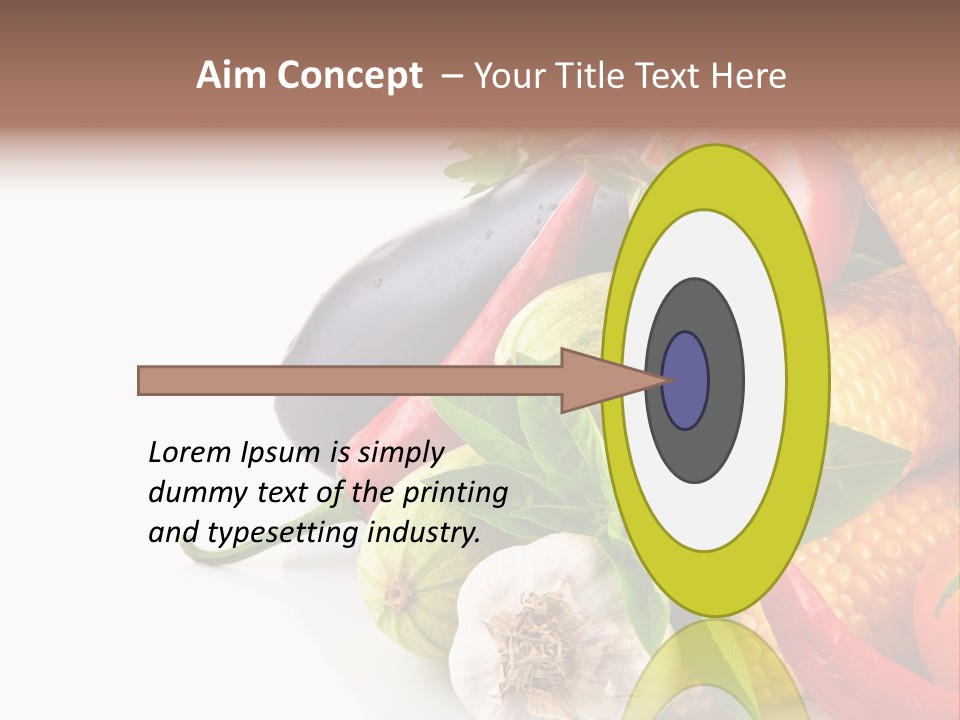 Sieve Pepper Vegetable PowerPoint Template