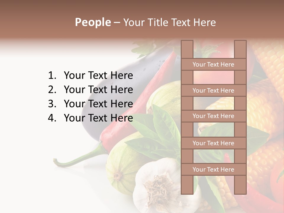 Sieve Pepper Vegetable PowerPoint Template