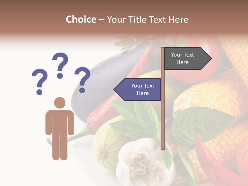 Sieve Pepper Vegetable PowerPoint Template